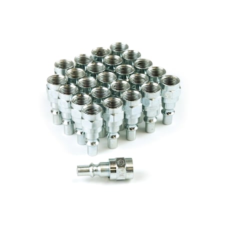 Primefit ARO Plug 1/4" x 1/4" Female NPT 25PCS AP1414FS-B25-P